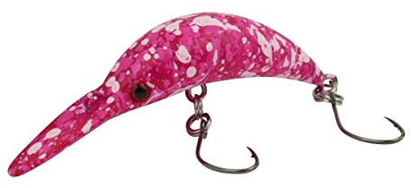 Fishing Tackle Max Unisex – Erwachsene 10C5200343C10 FTM Mega Masu MR Wobbler 3,5cm 35mm 2,5g UV Camou Pink 5200343 Ultra Light Fischen Forellenangeln Barschangeln, Bunt, Normal