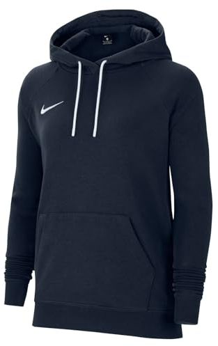 Nike Damen Park 20 Kapuzenpullover, Obsidian Weiss Weiss, M EU