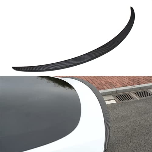 AOSKonology für Tesla Model Y Spoilerflügel OEM Stil ABS Kohlefaser Muster für 2020–2023 Tesla Model Y Heckspoiler Lippe Schwanz Flügel Kofferraum Deckel (OEM-Spoiler,Mattes Karbonfaser)