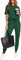 Irevial Sportivo Donna Completo, Completi Sportivi Donna Due Pezzi, Tuta Donna Sportiva Estiva, T-Shirt & Pantaloni Elegante Casual Tuta Donna Ginnastica per Jogging,Fitness, Casa, Pigiama, Verde, XL
