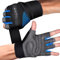 COFIT Fitness Handschuhe für Damen und Herren, Atmungsaktive Trainingshandschuhe rutschfeste Gewichtheben Handschuhe mit Handgelenk Unterstützung für Gym Übung, Krafttraining, Bodybuilding - Blau XL