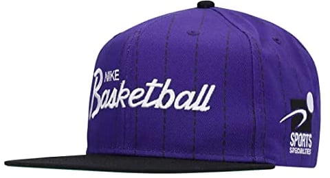 Nike Pro Sports Specialties Basketball Script Cap (One Size, Court Purple/Black/White), Court Purple