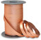 PRÄSENT POLY GLITTER Ringelband roségold, 100 m Geschenkband, Schleifenband in 10 mm Breite, edles Dekoband für festliche Anlässe