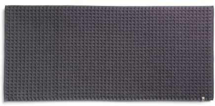 möve Piquée Badteppich 60 x 130 cm aus 100% Baumwolle, Graphite