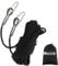 NewDoar 18KN Static Climbing Rope 10mm(3/8in) Accessory Cord Equipment 33FT(10M), 66FT(20M) 98FT(30M) 165FT(50M) Escape Rope Ice Climbing Equipment Fire Rescue Rope-Black/20M