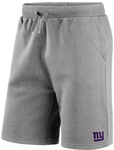Fanatics - NFL New York Giants Primary Logo Graphic Sweat Shorts Farbe Grau, Größe 3XL
