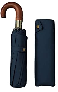 CXWK Folding Umbrella Automatic Umbrella For Men Corporation Business Outdoor Golf Umbrellas Windproof Parasol-Navy