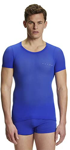 FALKE Men's Ultralight Cool Shortsleeved Sports Functional Shirt Sports Underwear with Cooling Effect Ideal for Warm Weather Quick-Drying Breathable Functional Yarn 1 Piece