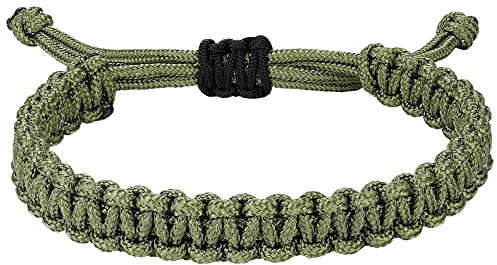 JENDEAR SHINE Bracciale da Uomo in Corda Nautica, Bracciale in Filo di Paracord Intrecciato a Mano, Bracciale da Surf Esterno Regolabile Impermeabile.