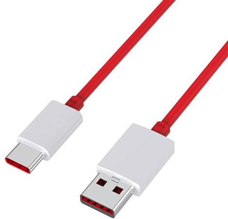 USB-C-Kabel 1 m für OnePlus 11/10 Pro/8 Pro/8/7T Pro/6T/6/5T/Nord CE 3 Lite/Nord CE 2/Nord 2T/Ace PHONILLICO
