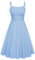 Belle Poque Wedding Guest Dresses for Women UK Boho Dresses for Women UK Ladies Beach Dress Light Blue BP0928-01 XXL