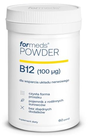 ForMeds - POWDER Vitamin B12-100 μg pro Portion - Zur Unterstützung des Nervensystems - 60 Portionen