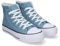 83312 Zapatilla Abotinada de Mujer, Comoda, con Material de Lona, Estilo Bamba Casual, y Cierre de Cordones Jeans Talla 36
