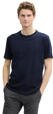 Tom Tailor Herren 1045627 T-Shirt (1er Pack)