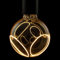 SLV LED Globe 125 Two Crescent smokey E27