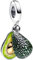 LaMenars Avocado Charm für Armbänd 925 Sterling Silber Bead Women Charms Mother's Day Birthday Anniversary Jewelry for Damen