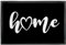 True Statements Fußmatte „Home“ - weißes Herz - lustige Deko-Türmatte als Geschenk zum Einzug für innen und außen – Eingangsteppich mit verschiedenen Designs - dünn, rutschfest, 90 x 60 cm