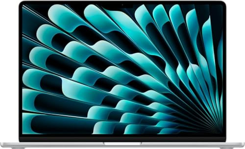 2023 Apple MacBook Air con Processore Apple M2 (15-pollici, 8GB RAM, 256GB di Memoria SSD) (QWERTY Spanish) Argento (Ricondizionato)