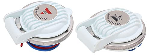 Interruptor de Pie de Molinete de Ancla, Portátil, 2 Piezas, Interruptor de Cabrestante de Ancla Seguro, PC de Acero Inoxidable para Barco