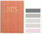 SamHeng Mini 2025 Taschenkalender, Klein PU-Leder Softcover Kalender A7 Terminplaner Terminkalender Wochenplaner Notizbuch Organizer mit Morandi Haftnotizen Seitenmarker (Rosa)
