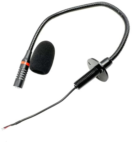 Microphone de conférence avec fonction de ramassage unidirectionnel Microphone flexible col de cygne pour bus et salle de réunion