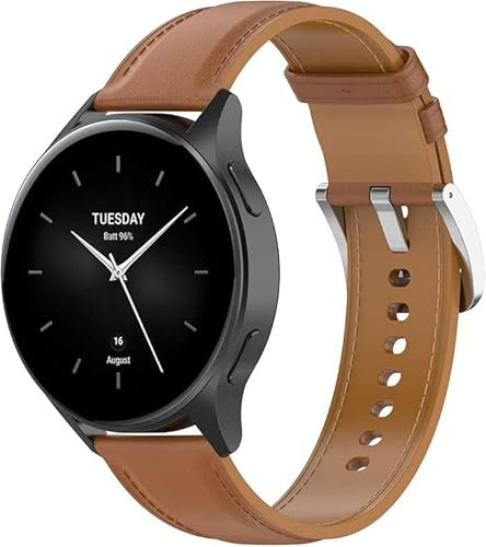 Correas de cuero para Xiaomi Watch S4, correa de repuesto ajustable de cuero premium para Xiaomi Watch S4 Smartwatch mujeres hombres, talla única, Cuero, Correas de cuero compatibles con Xiaomi Watch
