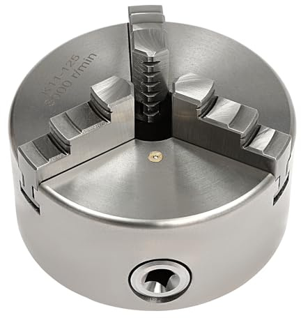 Dreibackenfutter, 3-Backen-Drehfutter Backenfutter Selbstzentrierendes Drechselbank, Innenbacken-Spannbereich: 2.5-40mm