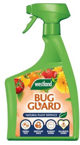 Westland Bug Guard RTU 800ml - Ready-to-Use Insect Repellent Spray for Plants, Protects Against Aphids, Whitefly, and Other Pests, Safe for Plants, Flowers, Vegetables, and Fruits