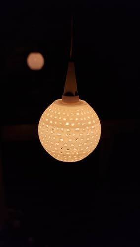 Lampenschirm klein-mini, Lampe, Hängelampe Form Perfo Light passend, kompatibel für Herrnhuter Leuchtmittel in der Größe A1e