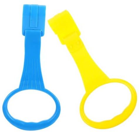 Abaodam 2 Stück Ziehring Laufgitter Krippe Klimmzug-Ring-Griffe für Krippe Klimmzugringe für Laufgitter Aufstellringe Laufgitter Klimmzugringe Laufstall Klimmzugringe Laufgitterzubehör Pp