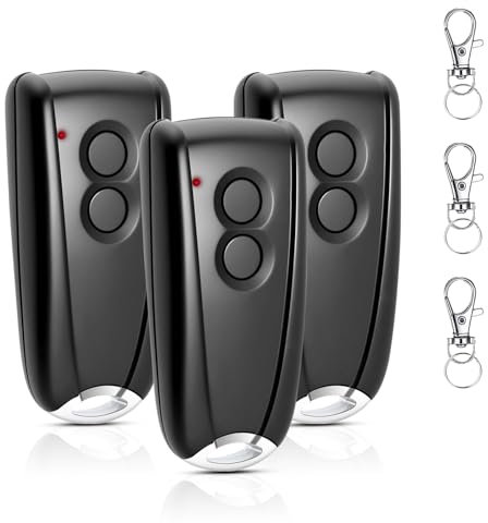 Garagenöffner Fernbedienung für EcόStαr RSC2-433 RSE2-433, Tor Handsender für Hόrmαnn EcόStαr Liftronic 500/700/800 für Portronic D2500/D5000/S4000 (3PCS)