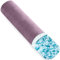 AS AWESLING Body Pillow for Adults, Full Body Pilllow for Sleeping, Long Round Cervical Pillow, Bolster Side Sleeper Pillow with Cover (lila-Memory Foam, 120 x 20 cm)