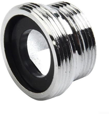 Adattatore per rubinetto aeratore in metallo per distribuzione uniforme dell'acqua (18 mm-22 mm (esterno))