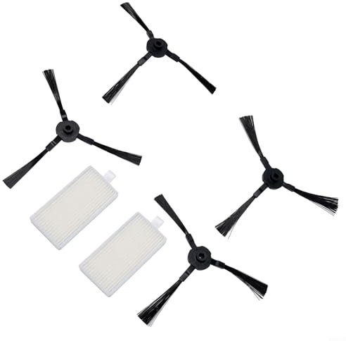Staubentfernungszubehör, robuster Filter und Bürste für MEDION Saugroboter