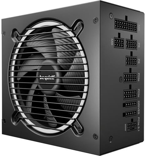 be Quiet! Pure Power 13 M 750W Fuente de alimentación, eficiencia 80 Plus® Gold, ATX 3.1, Compatible con GPU PCIe 5.1, Ventilador be Quiet! semipasivor de 120 mm, construcción semipasiva