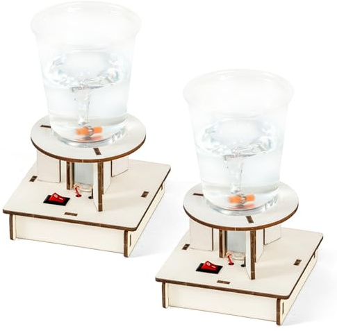 NASSMOSSE 2 Set Tornado Maker Simulatore Magnetico educativo Bottiglia di Giocattoli scientifici per Bambini