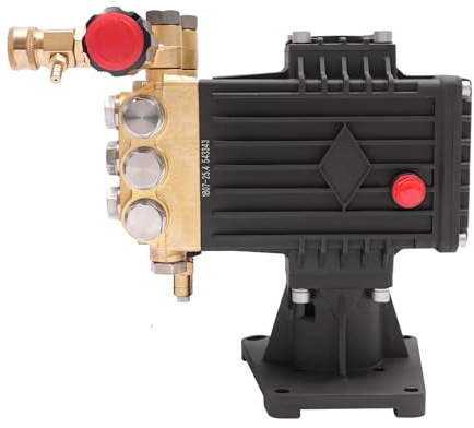 JJsdwin Pressure Washer Pump, Drive Pressure-Pump with Pressure Gauge, Triplex Plunger Power Washer Pumps for Honda GX390 Power, Pressure 275 bar, 4000psi