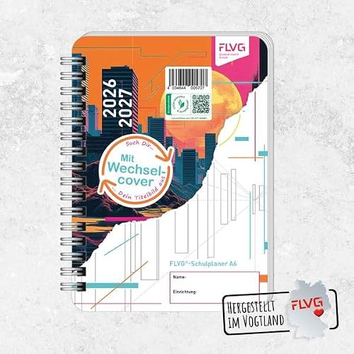 POSTKARTENGRÖßE! - A6 Gymnasial-, Schul- und Studienplaner 2026/2027