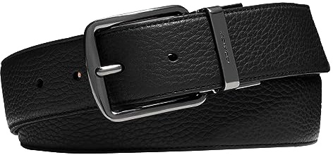 Coach Gürtel der Marke Wide Reversible Black and Mahogany Belt