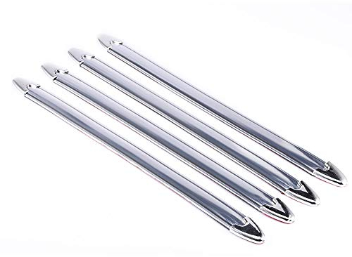 Chrom, Qiilu Silber Chrome Auto Vorne Hinten Stoßstange Schutz Corner Guard Scratch Aufkleber HNH