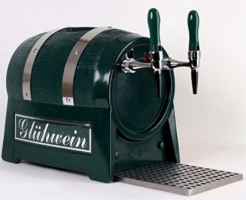 Gastrobedarf Westerbarkey Zapfanlage für Glühwein/Punsch in Fassform 2ltg mit Elektrischer Ansaugpumpe