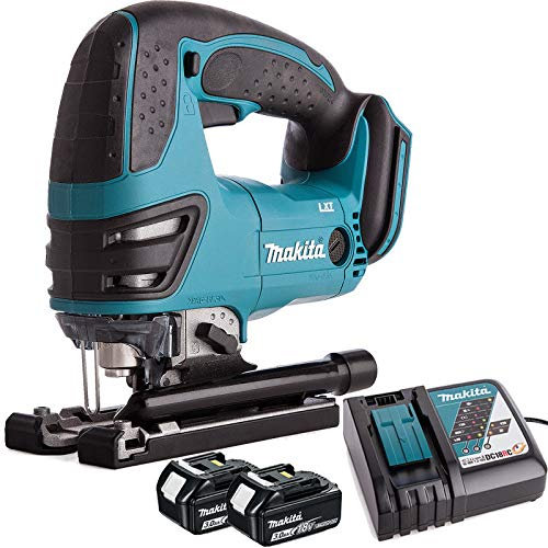 Makita DJV180Z DJV180 18V Cordless Li-ion Jigsaw Body with 2 x 3.0Ah BL1830 & DC18RC