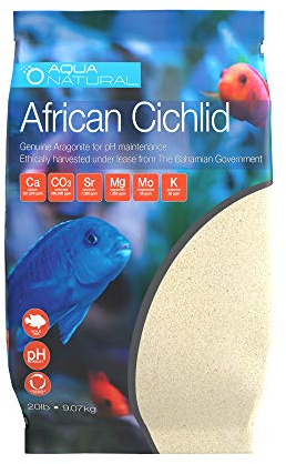 AquaNatural African CICHILD Aragonite 20LB, sand