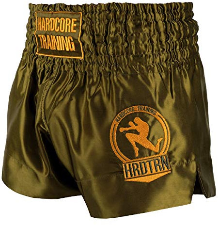 Hardcore Training Classic Muay Thai Kurze Hose Herren Schwarz Weiß Rot Blau Camo Thaiboxen Shorts MMA Kampf Kickboxen Sparring Boxen