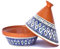 Kamsah Tajine-Topf zur Geschmackserreicherung – Tontopf zum Kochen (25,4 cm, 3,1 QT) – marokkanische Keramiktöpfe zum Kochen mit Deckel & Servierschale – mittelgroßes handgefertigtes Kochgeschirr,