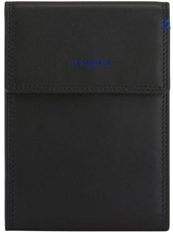 Le Tanneur TMIN3220N01, Accessoire de Voyage -Portefeuille Homme, Noir Clair, Taille Unique