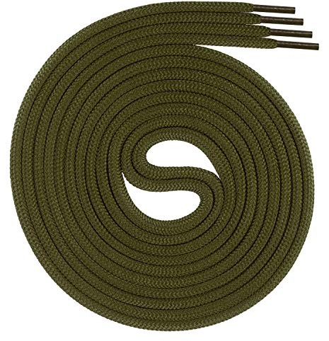 Swissly 1 Paar runde Schnürsenkel für Freizeit-, Sport- und Lederschuhe - reißfestes Schuhband - ø 3mm - Längen 60 cm - 130 cm - aus 100% Polyester