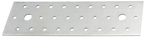 Alberts 339364 Lochplatte | sendzimirverzinkt | 200 x 60 mm | 24er Set