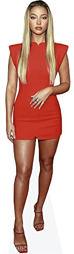 Madelyn Cline (Red Dress) Pappaufsteller lebensgross