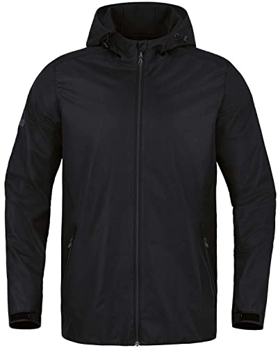 JAKO Allround Allwetterjacke Hell schwarz, L Herren